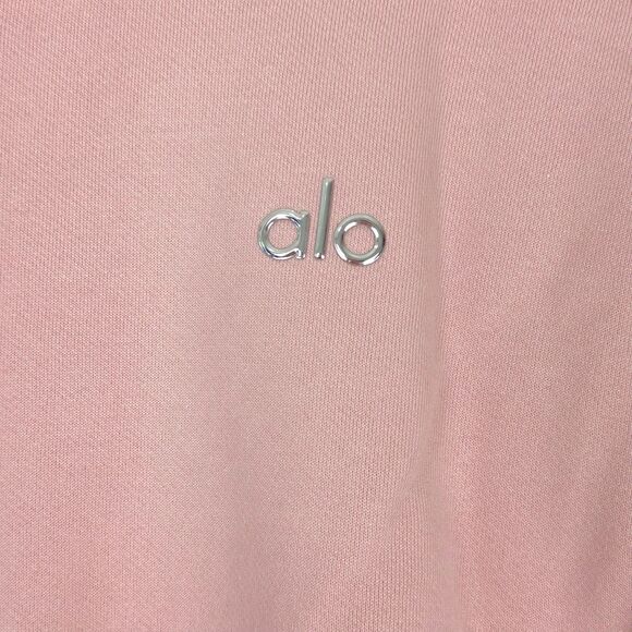 Alo Yoga Accolade Crew Neck Pullover NWT Pink Quartz Size XS - Picture 8 of 14